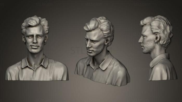 3D модель Портрет Тома Флинна (STL)